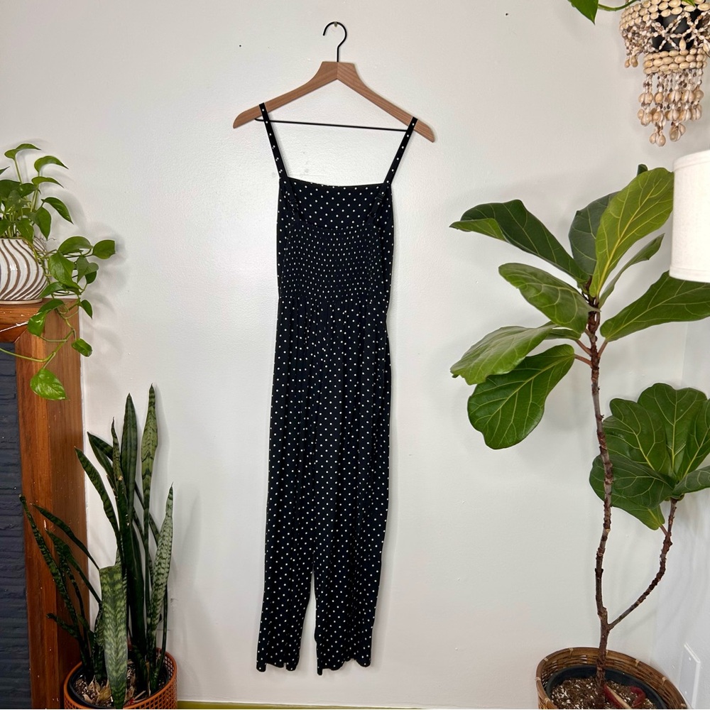 Polka dot square neck Jumpsuit - Picture 8 of 8